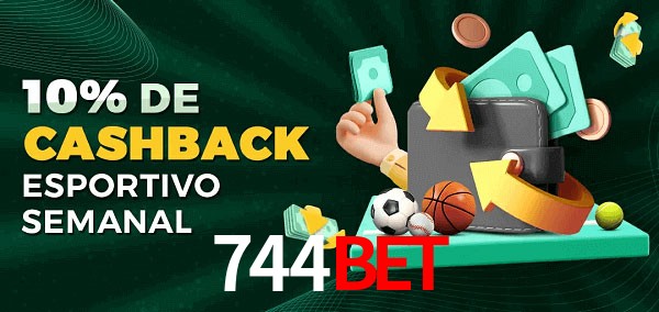 10% de bônus de cashback na 744Bet